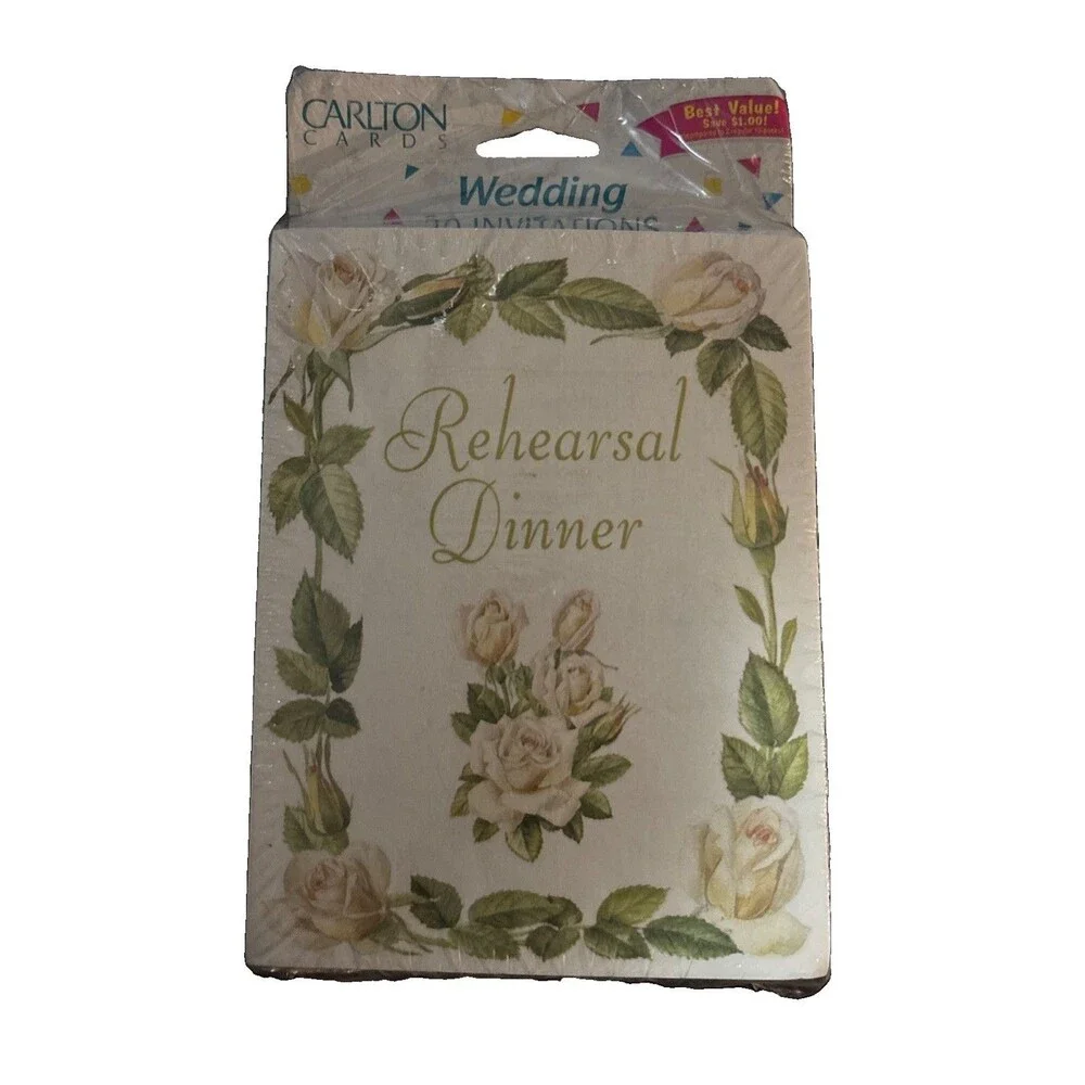 Vintage Rehearsal Dinner Invitation Cards Carlton Cards